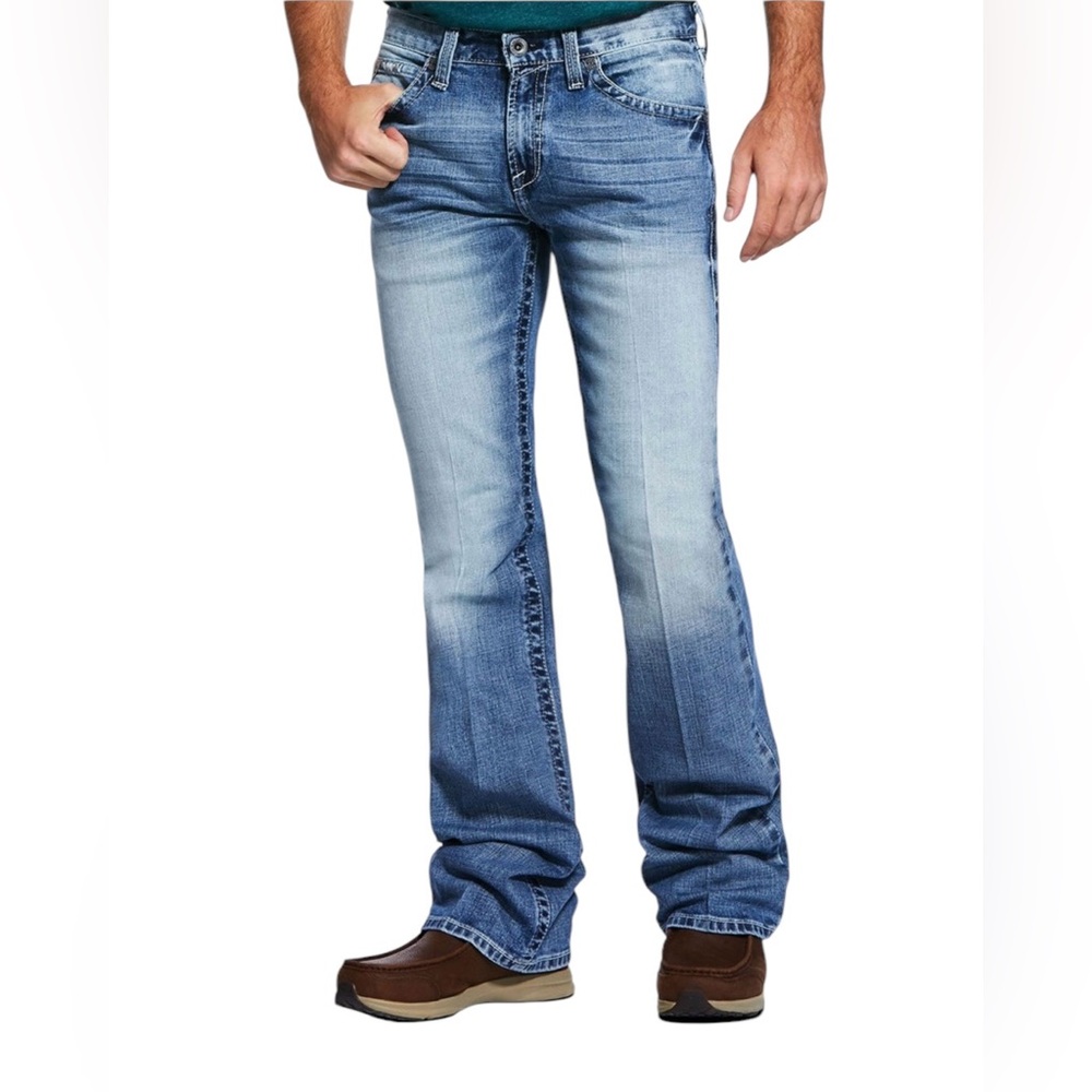 Ariat Men's Light Blue Bootcut Jeans